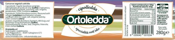 Ortoledda Eingelegte Zwiebeln/Cipolledda
