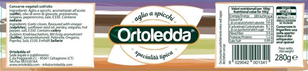 Ortoledda Aglio Sott´Olio (Knoblauch)